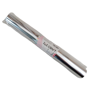 ROLLO DE PAPEL TERMOTRANSFERIBLE "FOIL PAPER", IBI CRAFT 32cm*5m - PLATA