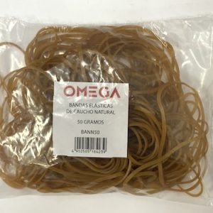 BANDA ELÁSTICA DE CAUCHO NATURAL EN BOLSA 50 GR