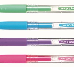 BOLÍGRAFO PILOT POP'LOL COLORES PASTEL. 5 COLORES