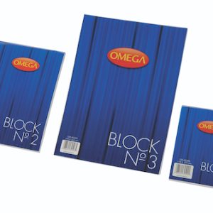 CAJÓN CON 72 BLOCS OMEGA DE 100 HOJAS EN PAPEL ALCALINO, A5
