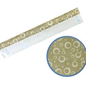 PAPEL AUTOADHESIVO OMEGA FANTASÍA C/BRILLANTINA. 45 CM X 1 MTS. C007-1