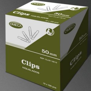 CAJA C/10 CAJAS DE CLIPS 28 MM