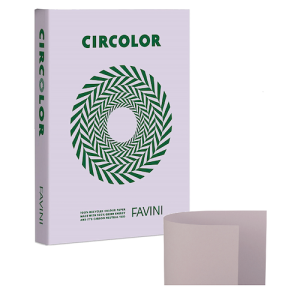 PAQ. DE 500 HOJAS DE PAPEL DE COLOR FAVINI CIRCOLOR, 80 GR., A4, PEONY