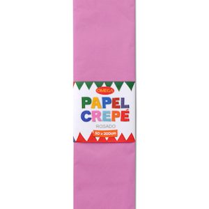 PAQUETE C/10 PLIEGOS DE PAPEL CREPÉ OMEGA.50x200cm. ROSADO-11