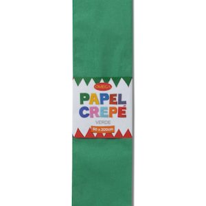 PAQUETE C/10 PLIEGOS DE PAPEL CREPÉ OMEGA.50x200cm. VERDE-31