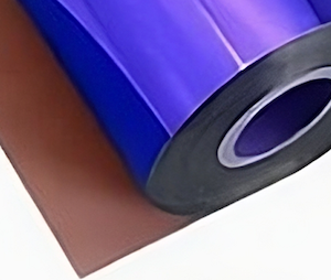 ROLLO PARA HOT STAMPING, 240m x 32cm, BUJE 3", AZUL