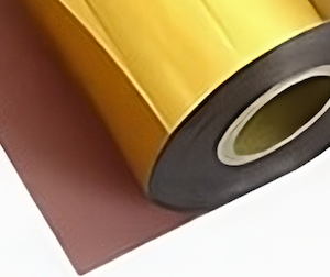 ROLLO PARA HOT STAMPING, 240m x 32cm, BUJE 3", ORO