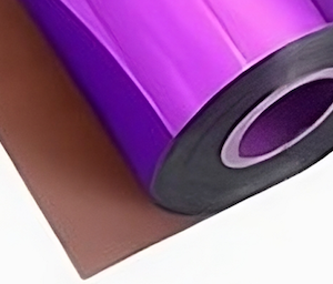 ROLLO PARA HOT STAMPING, 240m x 32cm, BUJE 3", VIOLETA
