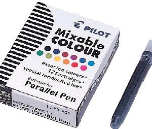 SET C/12 CARTUCHOS DE TINTA SURTIDOS PILOT PARA PARALLEL PEN