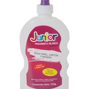 CAJÓN CON 72 UNID. COLA VINÍLICA JUNIOR BLANCA, 250 grs.