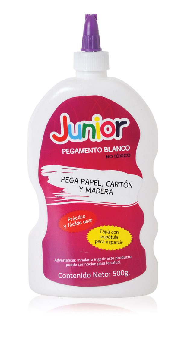 COLA VINÍLICA JUNIOR BLANCA, 500 grs