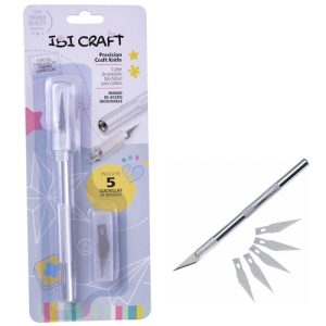 CORTANTE DE PRECISIÓN IBI CRAFT, CUERPO DE ALUMINIO, EN SET C/5 HOJAS