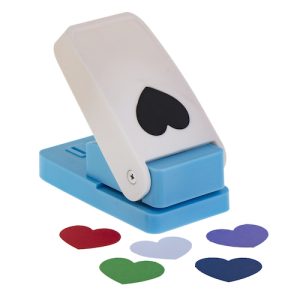PERFORADORA DE 38 mm, P/MATERIALES ESPECIALES. FORMA DE CORAZÓN.