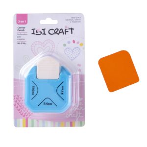 PERFORADORA DE ESQUINAS IBI CRAFT P/3 APERTURAS DIFERENTES DE REDONDEO