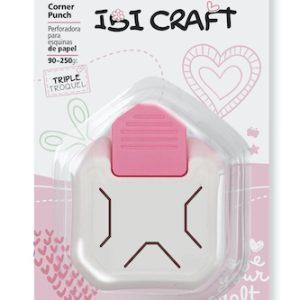 PERFORADORA DE ESQUINAS IBI CRAFT, C/3 DIFERENTES APERTURAS DE CORTE RECTO
