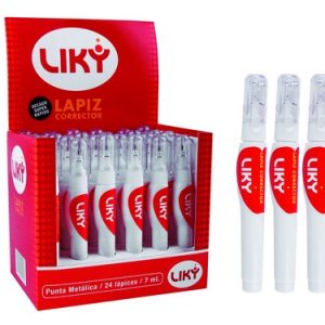 EXHIBIDOR C/24 CORRECTORES LÍQUIDOS LIKY