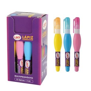 CAJÓN CON 576 LÁPICES CORRECTORES LIKY COLORS, 3 ml