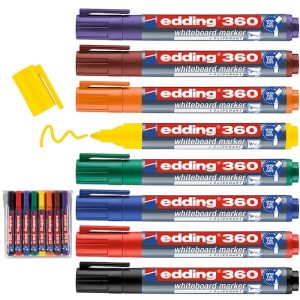 ESTUCHE C/8 MARCADORES PARA PIZARRA EDDING 360