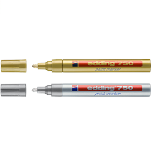 MARCADOR DE TINTA OPACA EDDING 750, 2 - 4 mm
