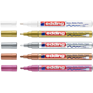 MARCADOR DE TINTA OPACA BRILLANTE EDDING 751, 1 - 2 mm