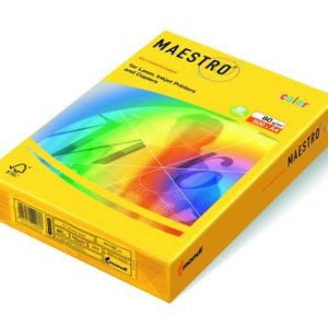 PAPEL DE COLOR MAESTRO MUSTARD 80 GR. A4