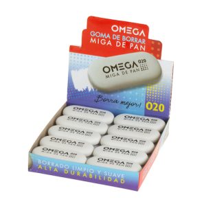 GOMA DE BORRAR OMEGA OVALADA O20