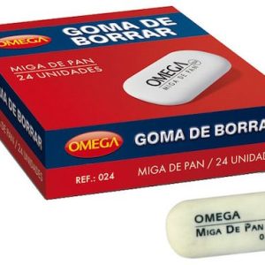 CAJÓN CON 1200 GOMAS DE BORRAR OMEGA OVALADA 024
