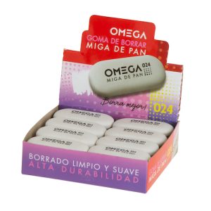 GOMA DE BORRAR OMEGA OVALADA O24