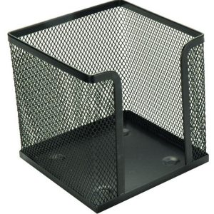 CUBOS PORTANOTAS DE METAL CALADO