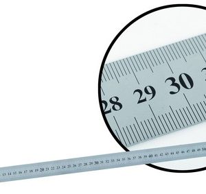 REGLA DE ACERO INOXIDABLE, 60 CMS