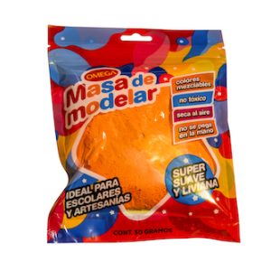 MASA PARA MODELAR OMEGA SÚPER LIVIANA. NARANJA