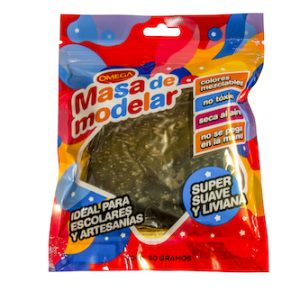 MASA PARA MODELAR OMEGA SUPER LIVIANA. NEGRA