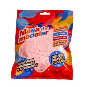 MASA PARA MODELAR OMEGA SUPER LIVIANA. ROSADA
