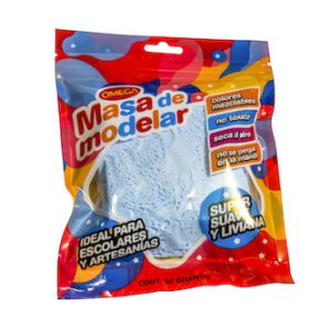 MASA PARA MODELAR OMEGA SUPER LIVIANA. CELESTE