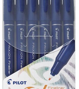 ESTUCHE CON 6 MARCADORES PILOT FRIXION FINELINER