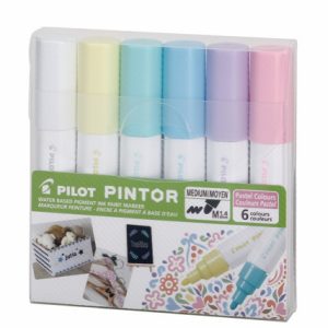 ESTUCHE PILOT PINTOR, C/6 MARCADORES COLORES PASTEL, MEDIO