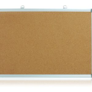 TABLERO DE CORCHO 60X90 CM., CON MARCO DE ALUMINIO