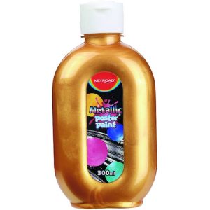 FRASCO DE 300ML DE TÉMPERA INFANTIL KEYROAD, ORO