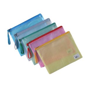 PACK C/10 SOBRES OMEGA CON CIERRE METÁLICO, A5, 23 x 18 CM